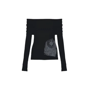 Casual Retro Knitted Fabric T Shirt