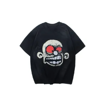Loose Washed Cotton Blended Fabric T Shirt