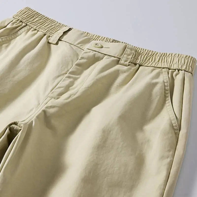 Fashionable Breathable Cotton Casual Pants-6