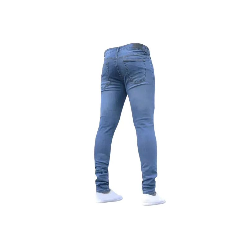 Casual Plain Jeans-1