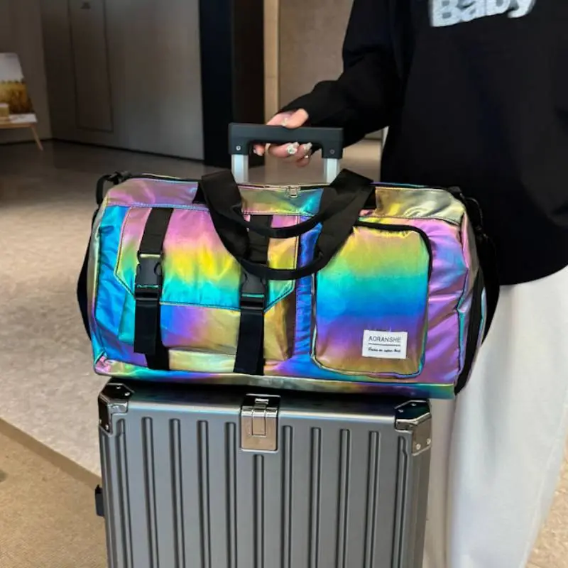 Sporty Large Capacity Travel Bag Women-5