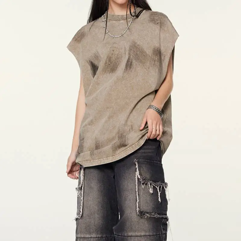Casual Loose Cotton Vest-2