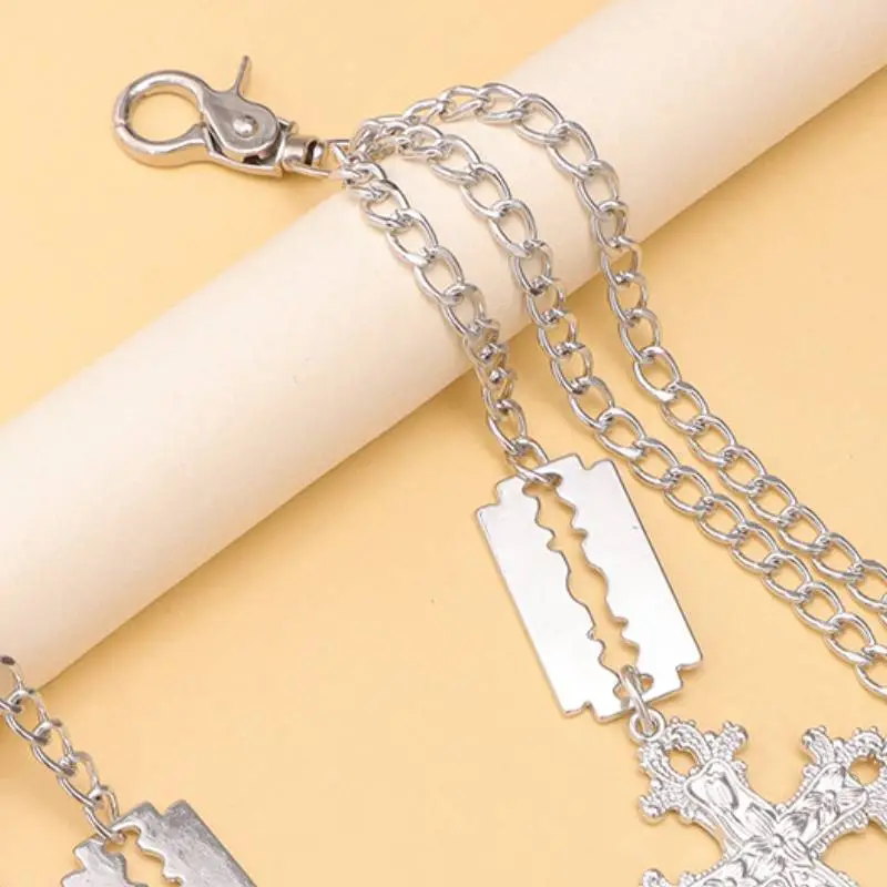 Fashionable Cross Waist Chain-4
