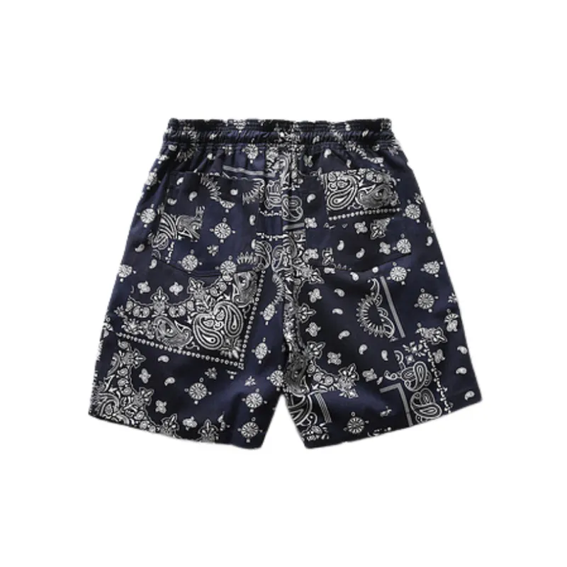 Cashew Flower Retro Hip Hop Sports Pants-7