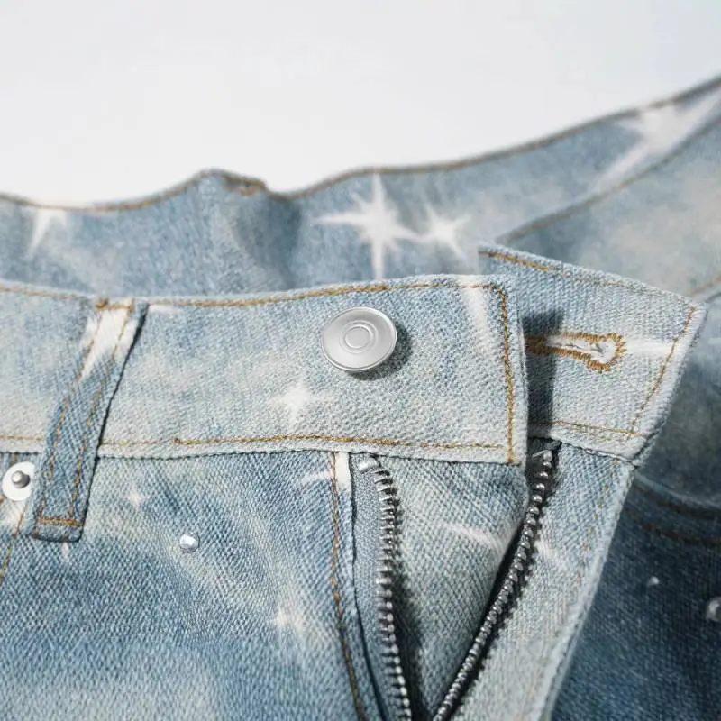 Casual Straight Leg Jeans-2