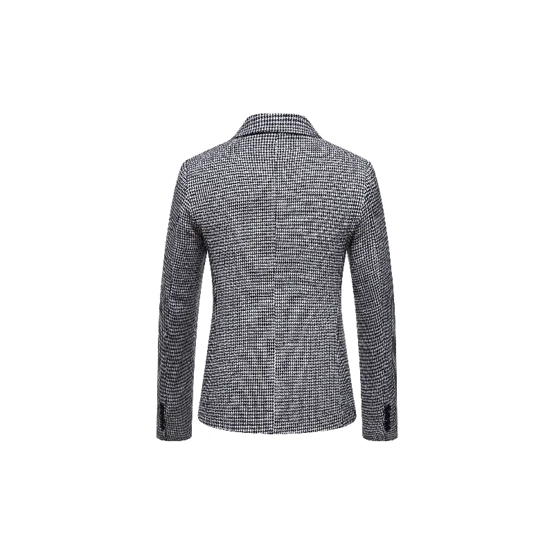 Casual Fashionable Woolen Fabric Business Suit-7