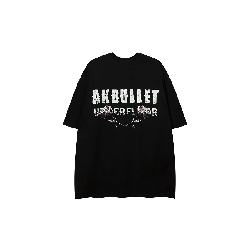 Fashionable Loose 100% Cotton T Shirt-3