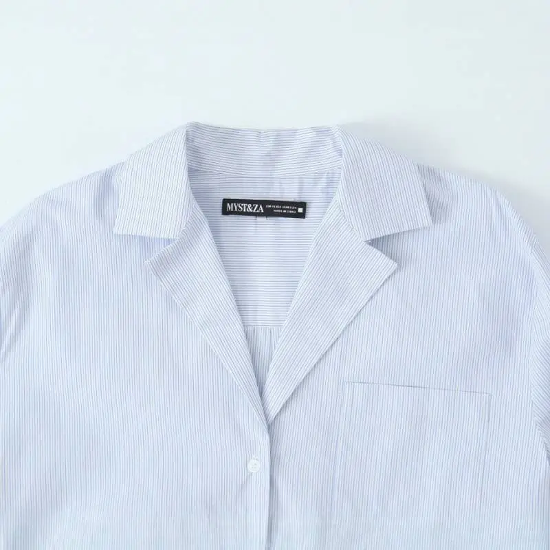 Fashionable Loose Long Sleeve Shirt Women-2