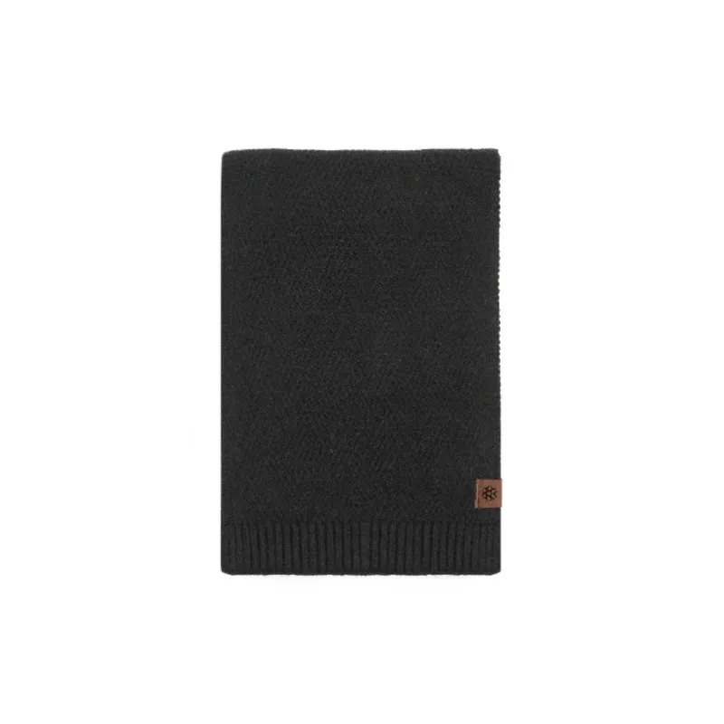 Retro Plain Knit Scarf-4