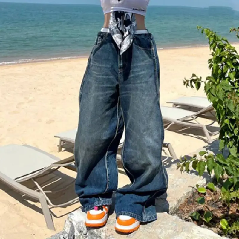 Hip Hop Distress Jeans-3