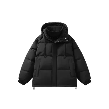 Simple Warm White Duck Down Jacket