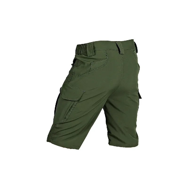 Funky Loose Elastic Quick Drying Fabric Casual Shorts-1