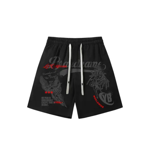 Retro Straight Hip-Hop Shorts