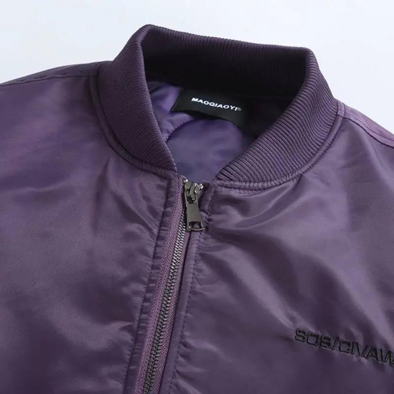 Casual Loose Blended Synthetic Fabrics Jacket-3