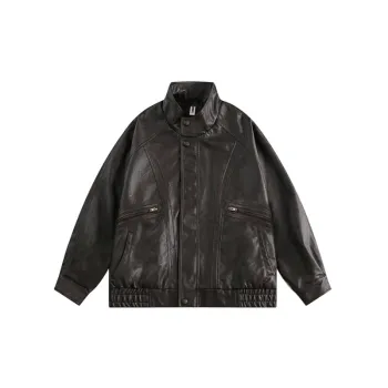 Retro Loose Casual Motorcycle Jacket
