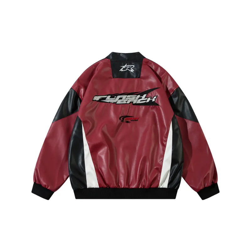 Casual Fashionable Leather Jacket-1