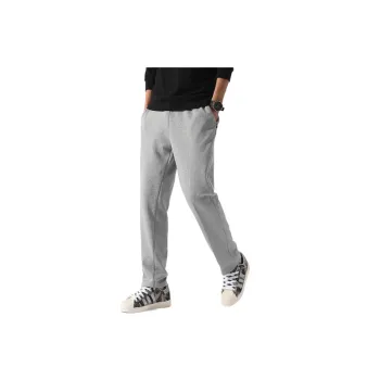 Loose Simple Velvet and Velveteen Knit Sweatpants