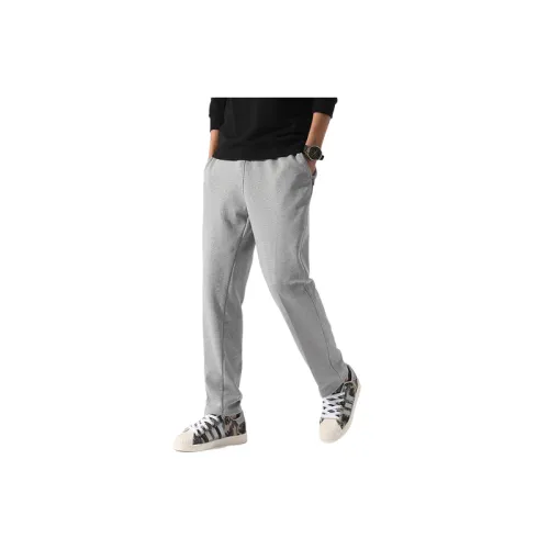 Loose Simple Velvet and Velveteen Knit Sweatpants