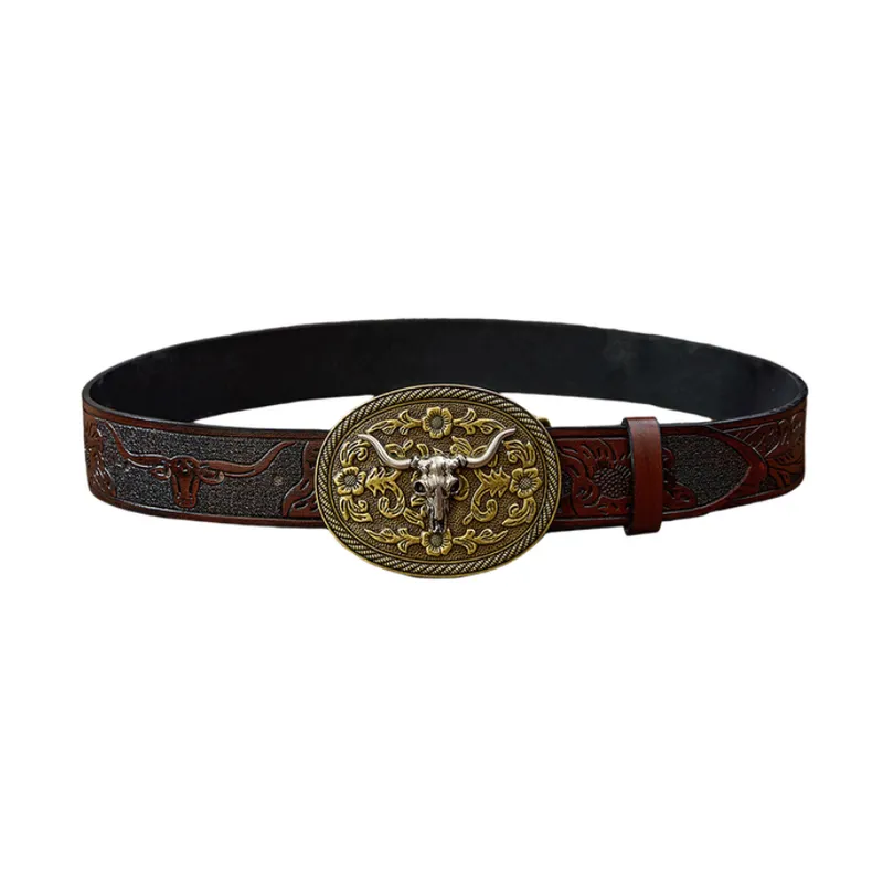 Fashionable Casual Leather Belt-0