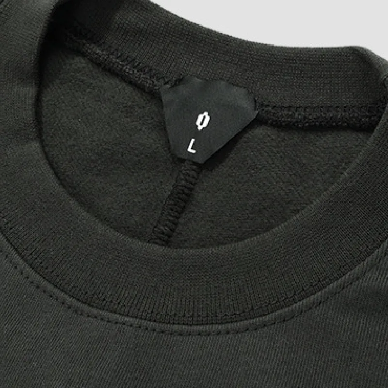 Simple Embroidered Sweatshirt-7
