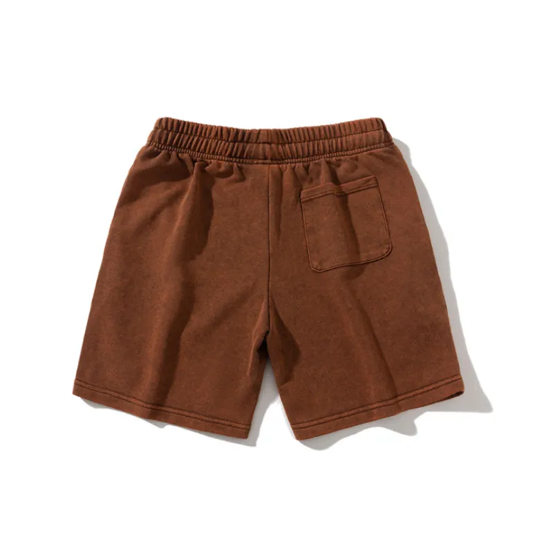 Funky Loose Terry Fabric Casual Shorts Unisex-5