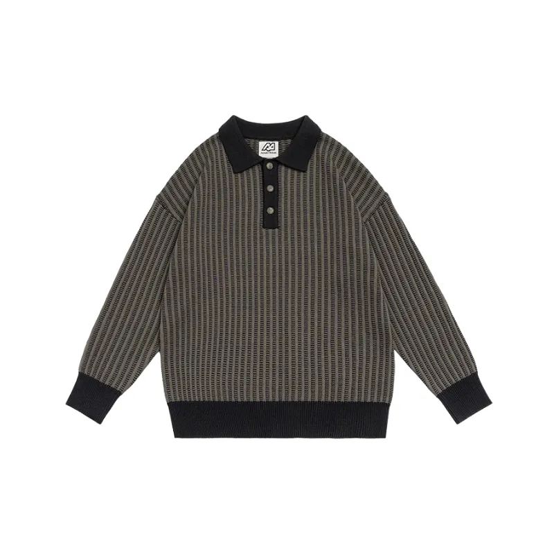 Casual Loose Polyester Sweater-2