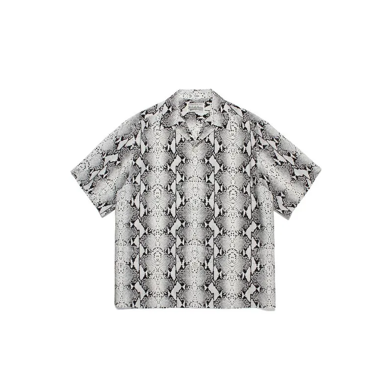 Gradient Leopard Print Hawaiian Shirt-0