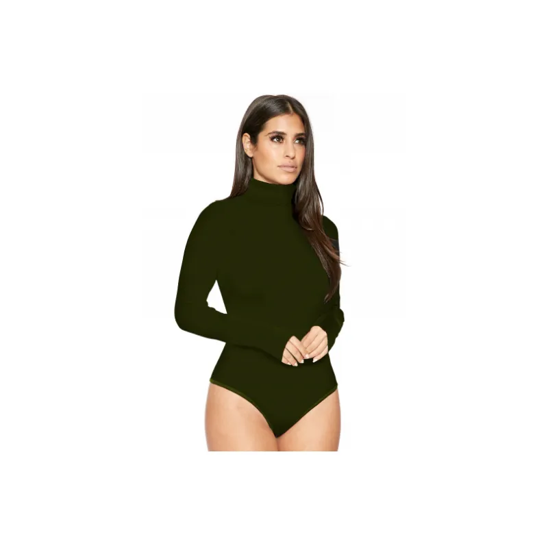 Simple Fashionable Polyester Bodysuit Women-2