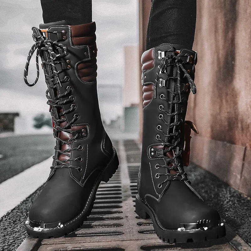 Retro Casual Outdoor Boots-1