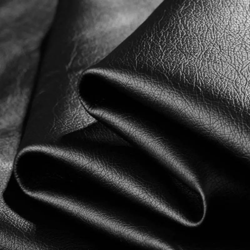 Fashionable Casual Artificial Leather Jacket-4