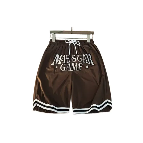 Trendy Embroidered Mesh Breathable Shorts