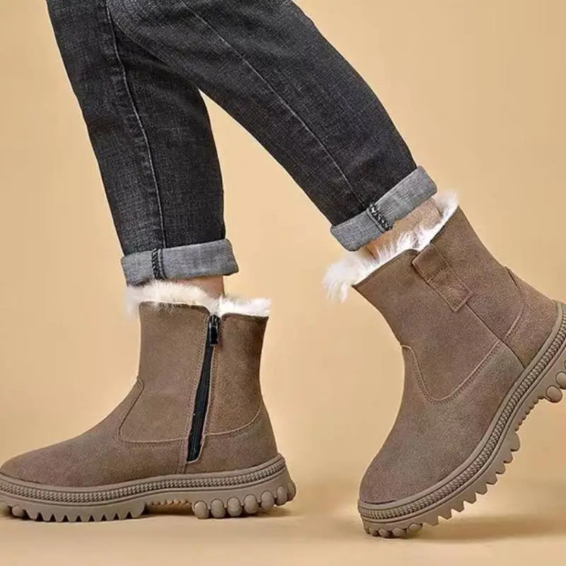 Simple Warm Snow Boots-1