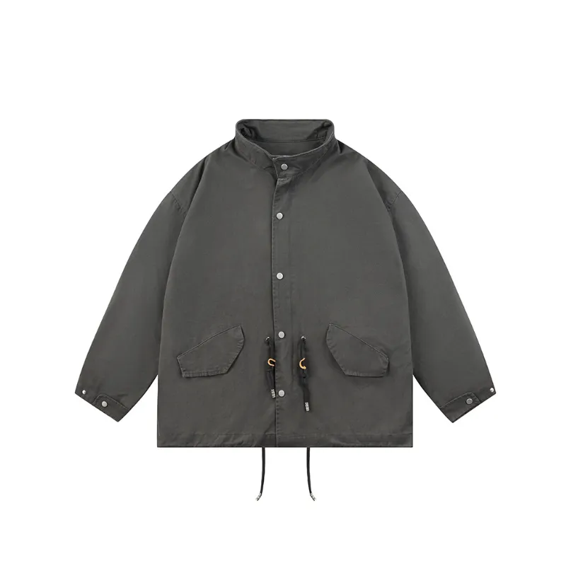 Simple Washed Jacket-2