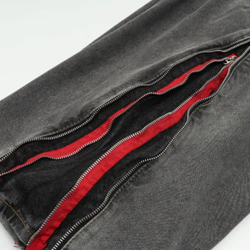 Retro Zipper Denim Shorts-4