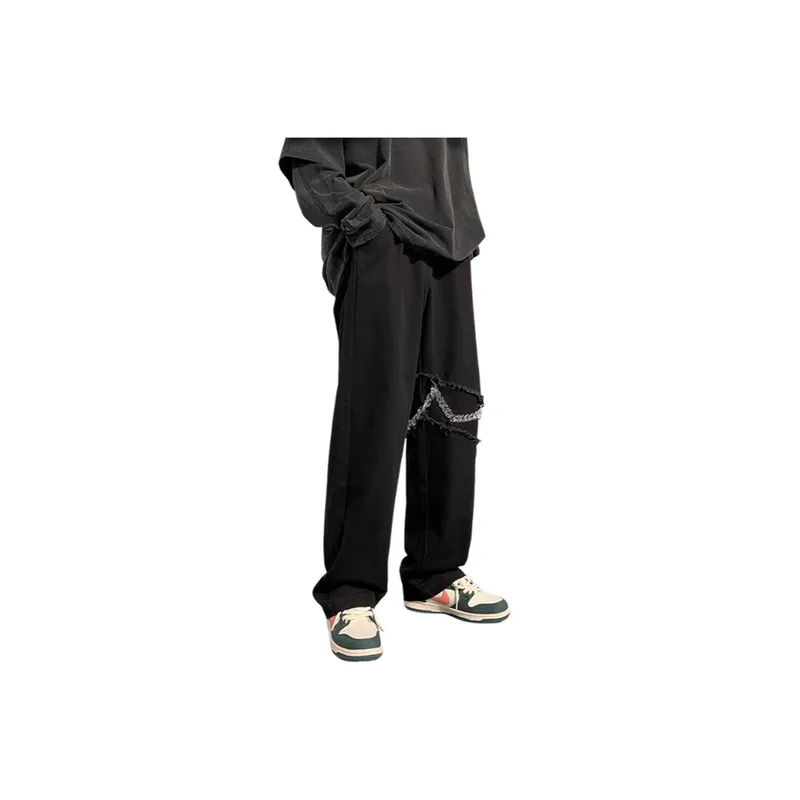 Trendy Wide Leg Sports Pants-2