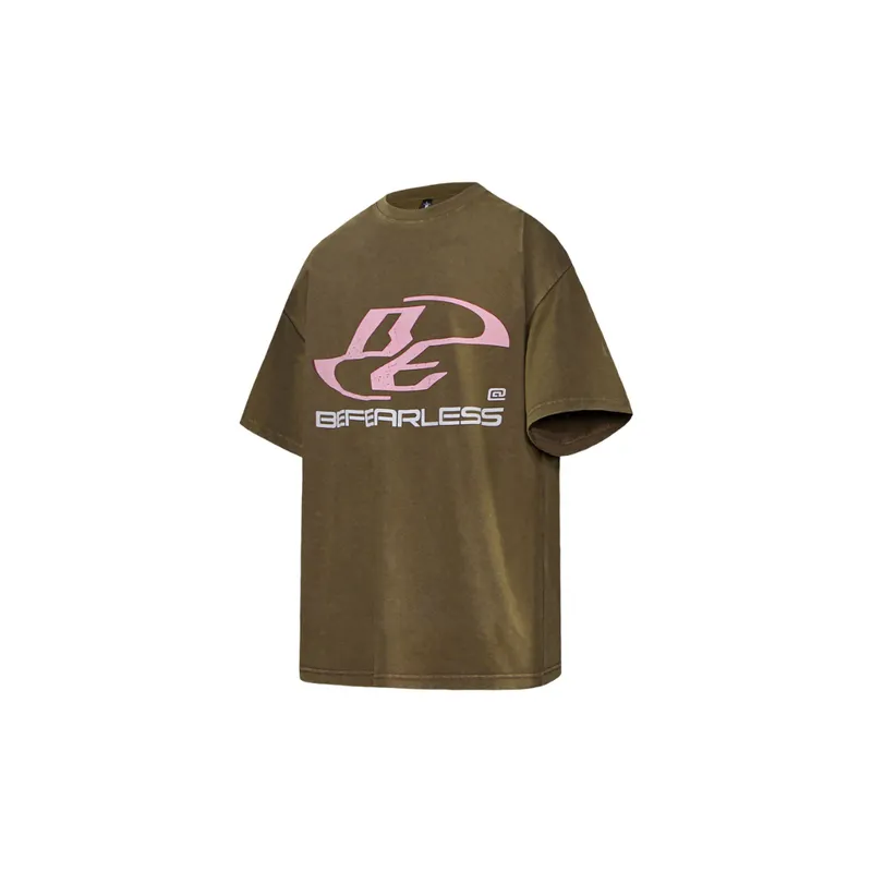 High Street Washed Vintage Short sleeved T shirt-0