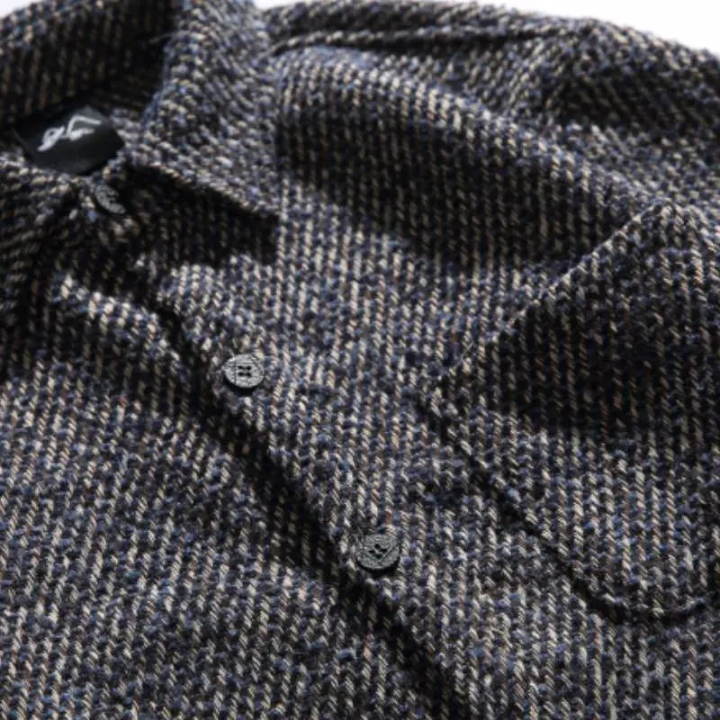 Retro Casual Blended Synthetic Fabrics Jacket-2