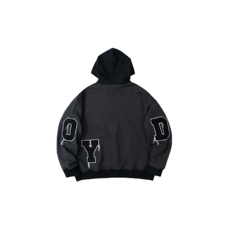 Simple Embroidery Sweatshirt-5