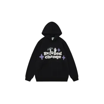Fleece lined Foam Printed Pullover Hoodie
