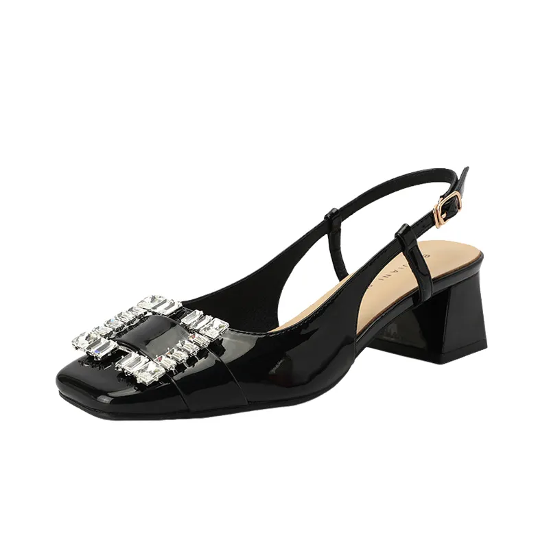 Glamorous Rhinestone High Heels-7