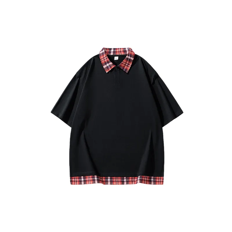 Casual Loose Polyester T Shirt-8