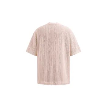 Casual All Over Print Blended Synthetic Fabrics T Shirt