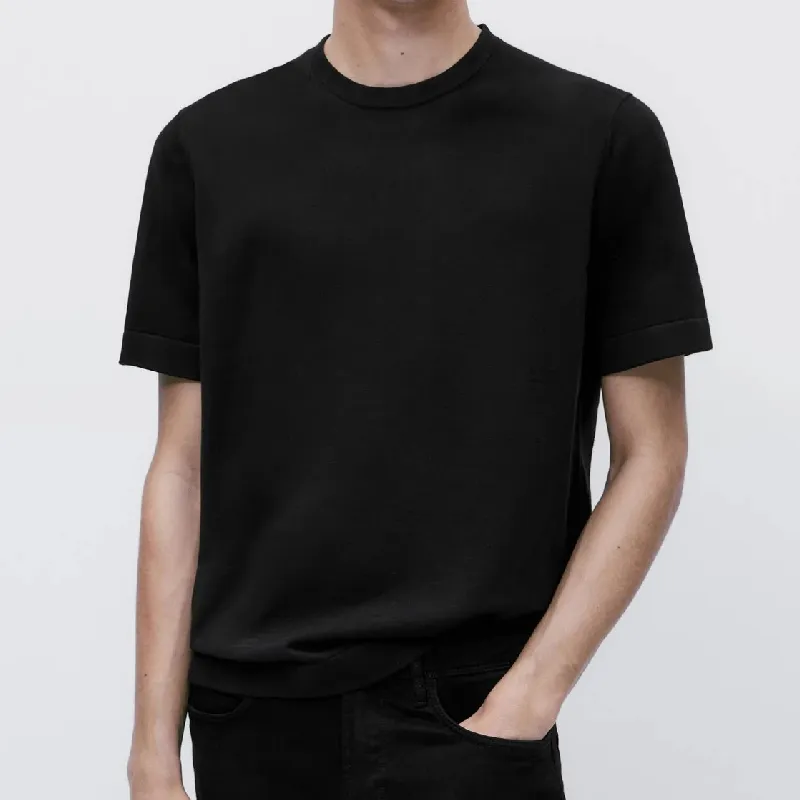 Casual Fashionable Long Staple Cotton T Shirt Unisex-6
