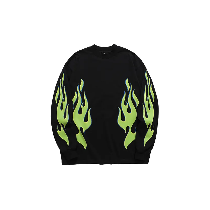 Retro Loose Long Sleeve T Shirt