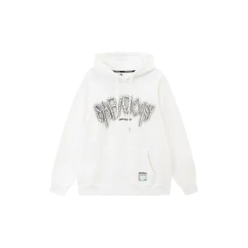 Letter Printed Oversize Hoodie