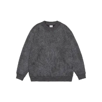 Casual Plain Polyester Sweatshirt