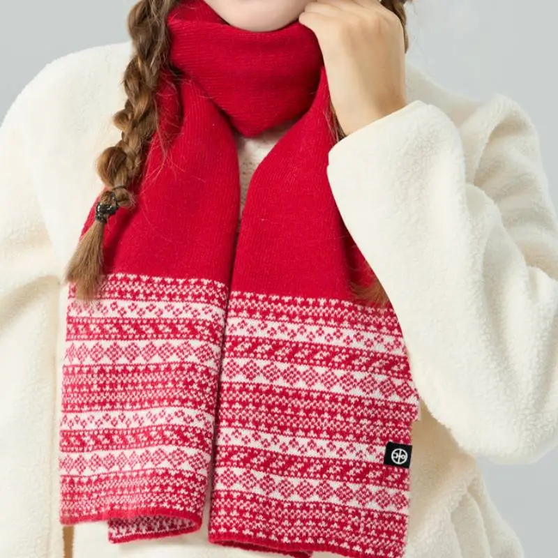 Fashionable Warm Knit Scarf-6