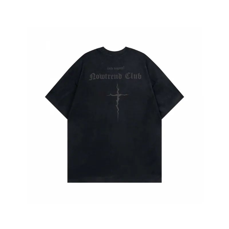 Street Trendy Blended Synthetic Fabrics T Shirt Unisex-5