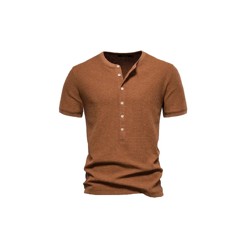 Casual Plain Cotton Polo-0