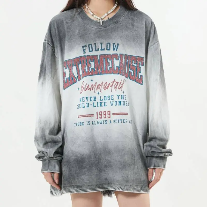 Fashionable Tie Dye Cotton T Shirt-2
